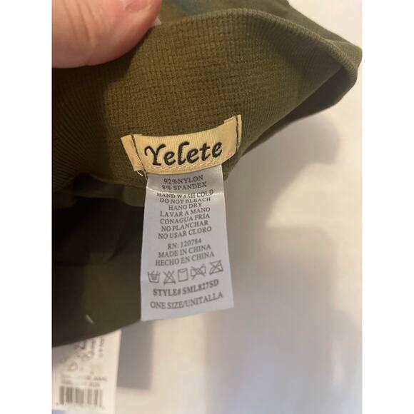 Yelete NWT Long Leggings 5Pk Gray Red Brown Green Burnt-Orange 1 Size fits most - Picture 4 of 7